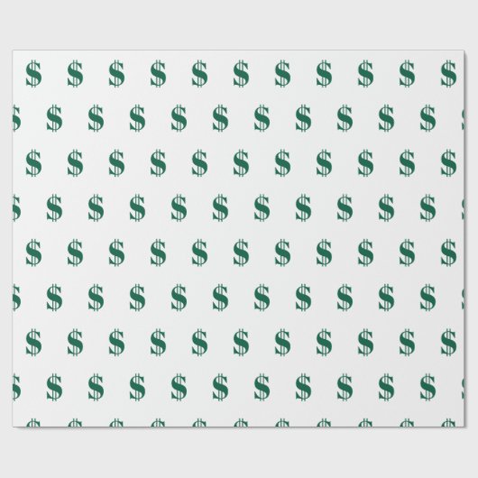Dollar Signs Cadeaupapier (Vlak)