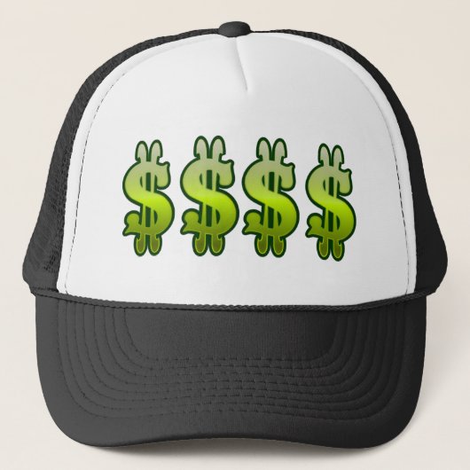 DOLLAR SIGNS TRUCKER PET (Voorkant)