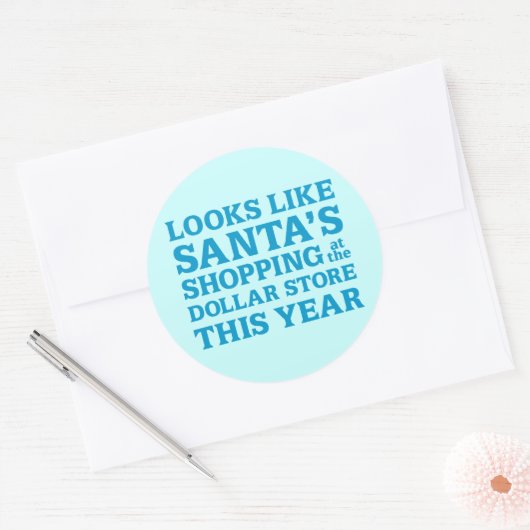 Dollar Store Ronde Sticker (Envelop)