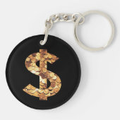 Dollar-Symbol Sleutelhanger (Achterkant)