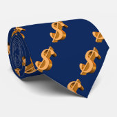 Dollar-symbool Stropdas (Opgerold)