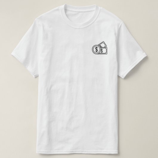 DOLLAR T-SHIRT (Design voorkant)