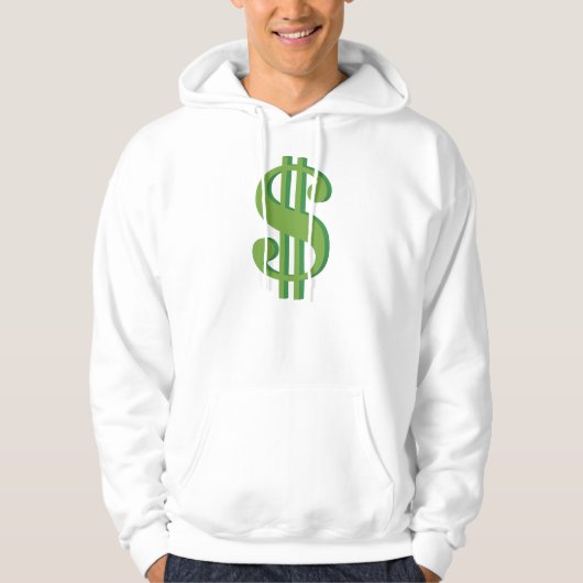 Dollar, teken, 3D Hoodie (Voorkant)