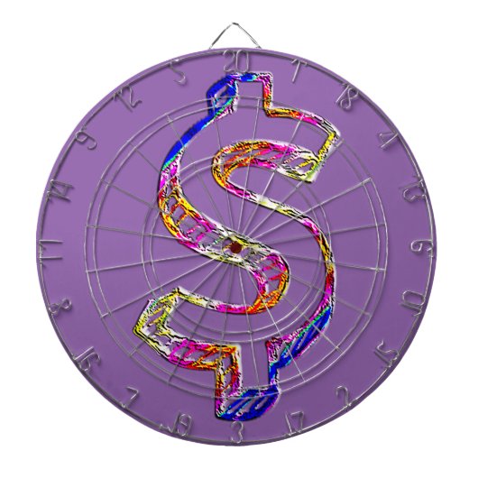 Dollar-teken Dartbord (Voorkant)