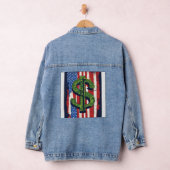 Dollar-teken Denim Jacket (Hangar)