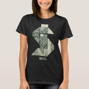 Dollar teken Geld Origami Cash T-shirt
