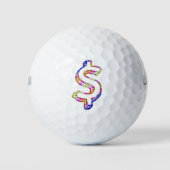 Dollar-teken Golfballen (Voorkant)