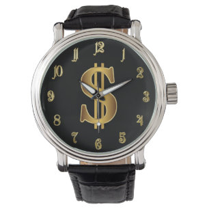 Dollar-teken Horloge