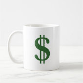 Dollar-teken Koffiemok (Links)