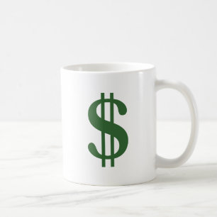 Dollar-teken Koffiemok