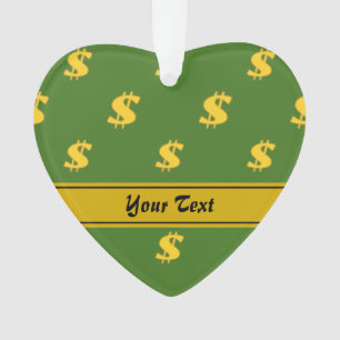 Dollar teken patroon Ornament