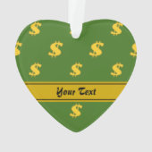 Dollar teken patroon Ornament (achterkant)