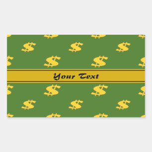 Dollar teken patroon Stickers