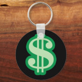 Dollar-teken Sleutelhanger (Voorkant)