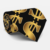 Dollar-teken Stropdas (Opgerold)