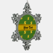 Dollar-tekenpatroon Ornament (Links)