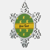 Dollar-tekenpatroon Ornament (Rechts)