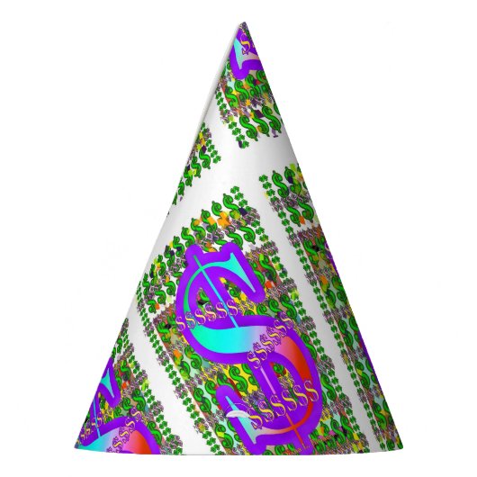 Dollar-tekens Feesthoedjes (Links)