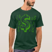 $ Dollar-tekens T-shirt (Voorkant)