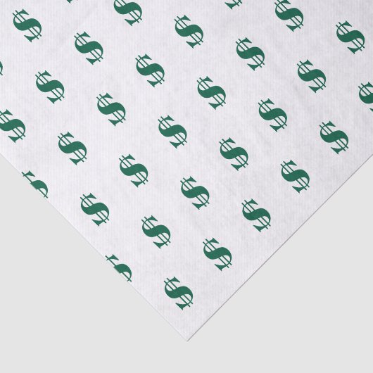 Dollar Tekens Tissuepapier (Detail)