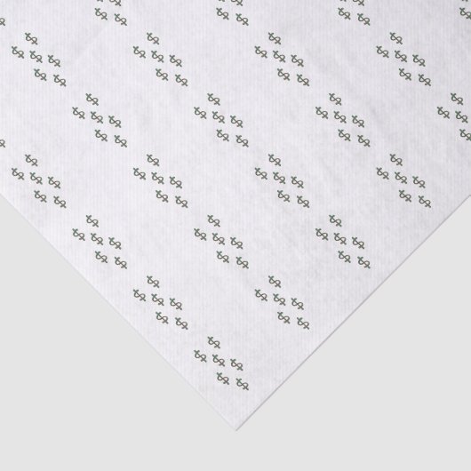 Dollar-tekens Tissuepapier (Detail)