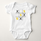 Dollar Tic Tac Toe Romper (Voorkant)