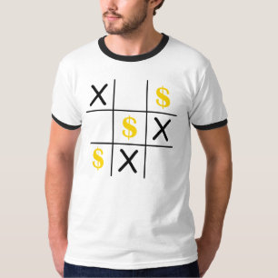 Dollar Tic Tac Toe T-shirt