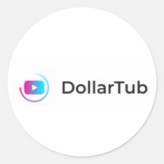 DOLLAR TUB RONDE STICKER