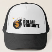 Dollar Vigilante Cap W/Logo Text Trucker Pet (Voorkant)