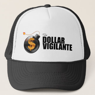 Dollar Vigilante Cap W/Logo Text Trucker Pet