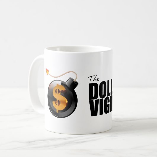 Dollar Vigilante Mug W/Logo Koffiemok (Voorkant links)