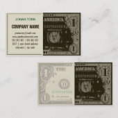  dollar visitekaartje (Voorkant / Achterkant)