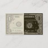  dollar visitekaartje (Achterkant)