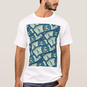 Dollarbankbiljetten: Naadloos geldpatroon T-shirt