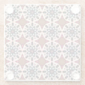 Dollars and Diamonds Glazen Onderzetter (Achterkant)