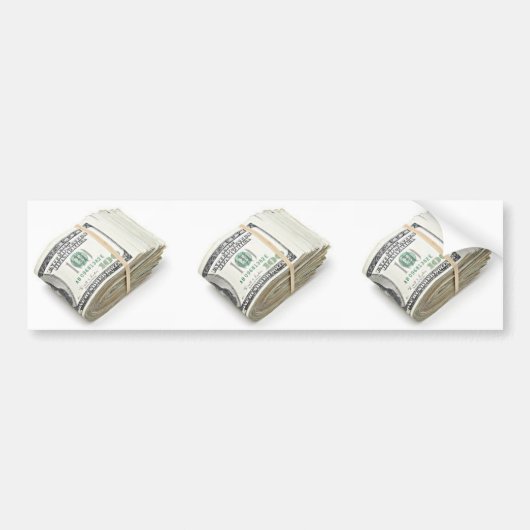 Dollars Bumpersticker (Voorkant)