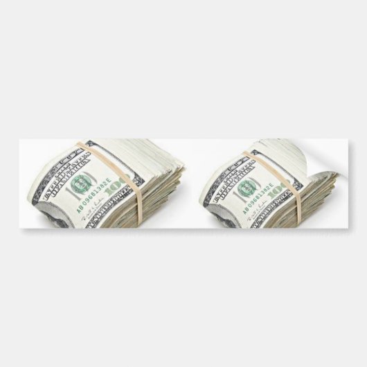 Dollars Bumpersticker (Voorkant)