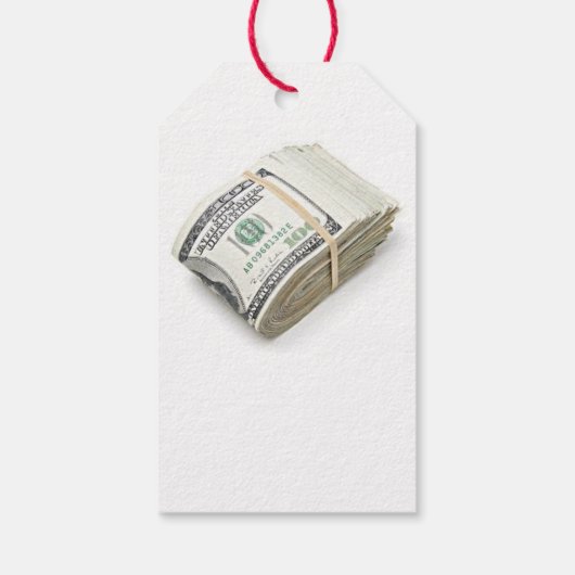 Dollars Cadeaulabel (Achterkant)