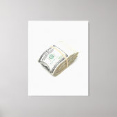 Dollars Canvas Afdruk (Voorkant)