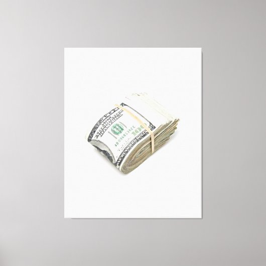 Dollars Canvas Afdruk (Voorkant)