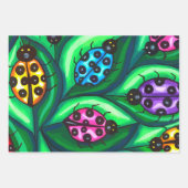 dollars children bff lady bugs cartoon art inpakpapier vel (Voorkant 3)