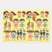 dollars children bff lady bugs cartoon art inpakpapier vel (Voorkant)