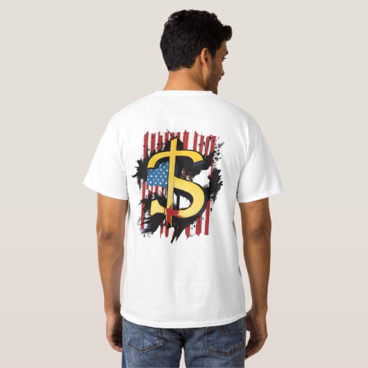 Dollars en Chuckles T-shirt (Achterkant volledig)