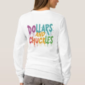 Dollars en grinniken t-shirt (Achterkant)