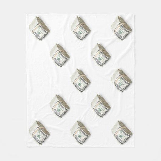 Dollars Fleece Deken (Voorkant)