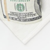 Dollars Fleece Deken (Hoek)