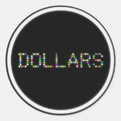 Dollars Logo Sticker (Voorkant)