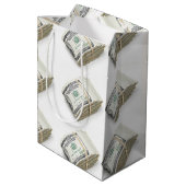 Dollars Medium Cadeauzakje (Achterkant Gekanteld)