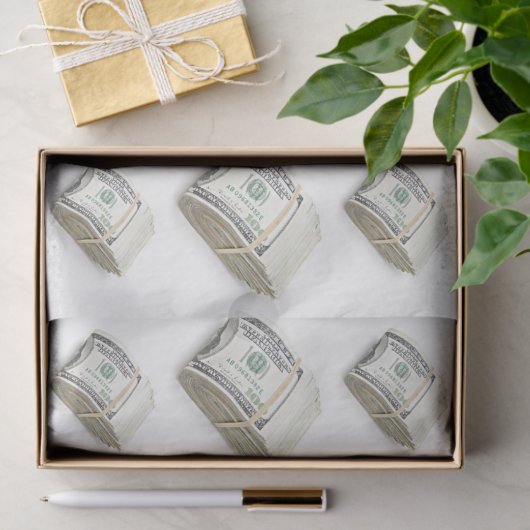 Dollars Tissuepapier (Geschenk)