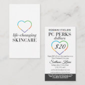 Dollars voor Rodan- en Fields-pc's Visitekaartje (Voorkant / Achterkant)